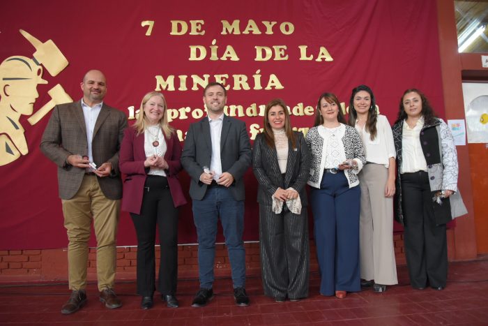 Autoridades festejaron el Día de la Minería en Malargue: almuerzo con la Cámara, acto escolar y anuncios