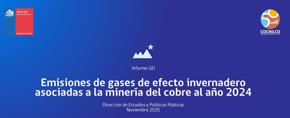 La minería del cobre generó el menor nivel de emisiones gases de efecto invernadero en 14 años