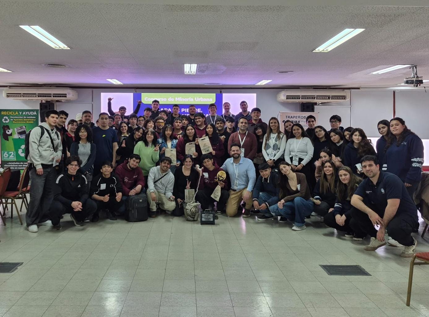 Hackathón de Minería Urbana: estudiantes mendocinos desarrollaron propuestas innovadoras sobre reciclaje y economía circular