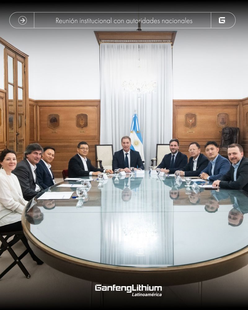 Ganfeng Lithium LATAM presentaron al Gobierno los avances de sus proyectos de litio